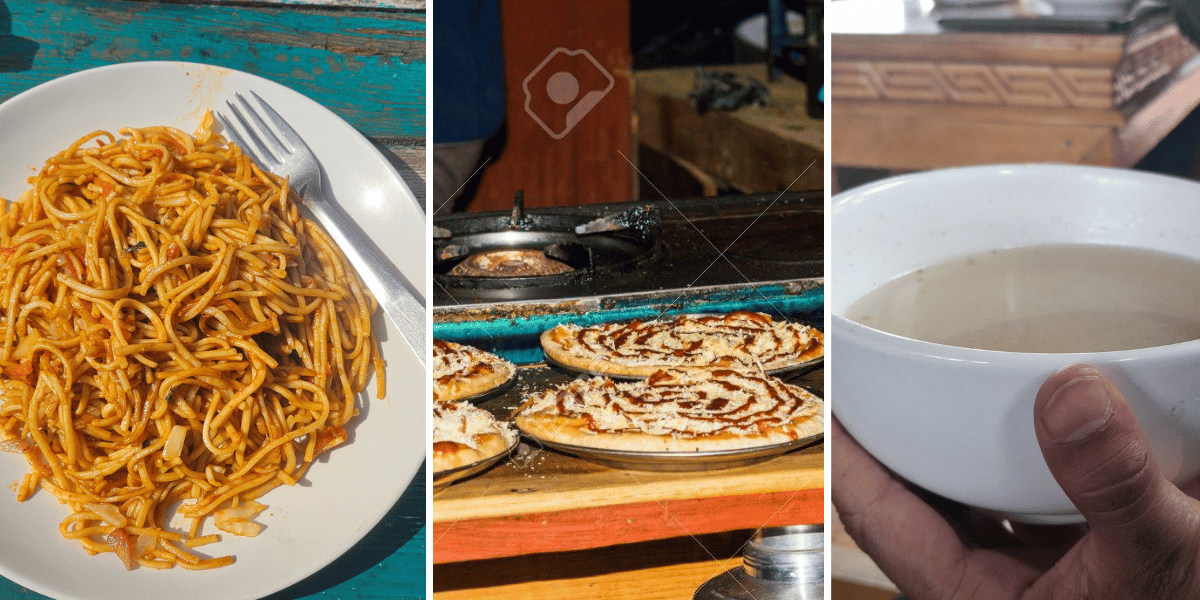 Dinner on Langtang Trek