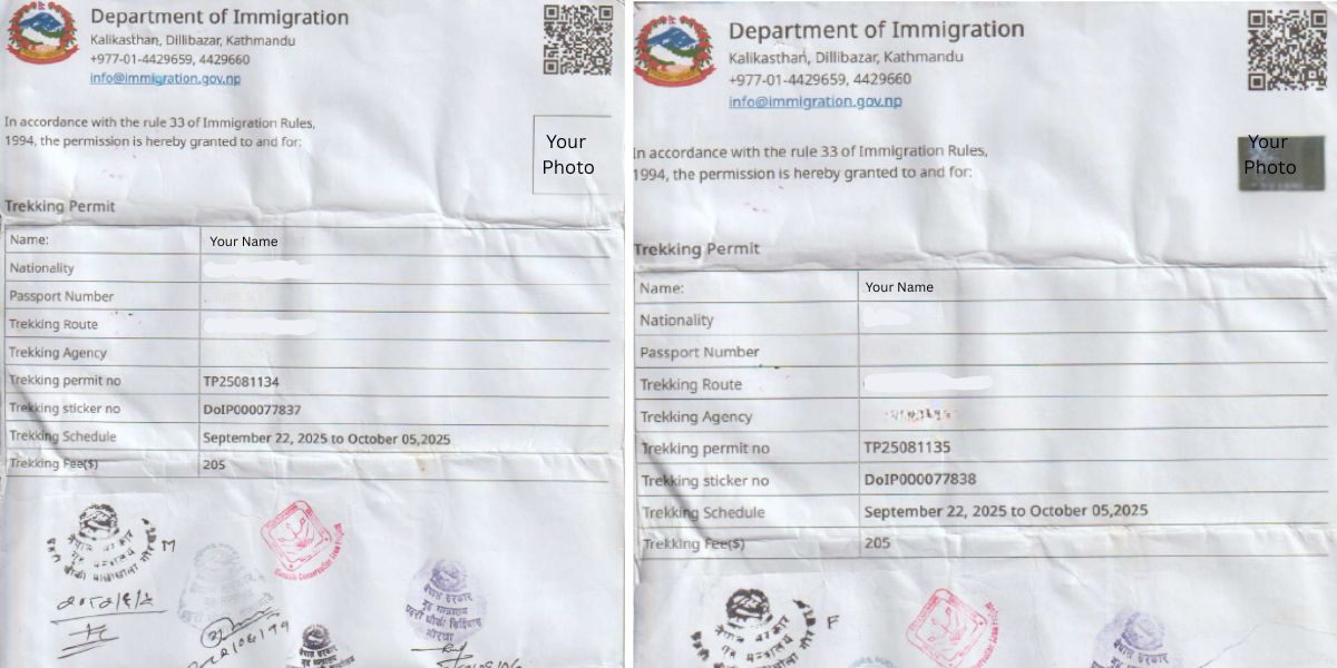 Restricted Area Permit for Langtang Trek