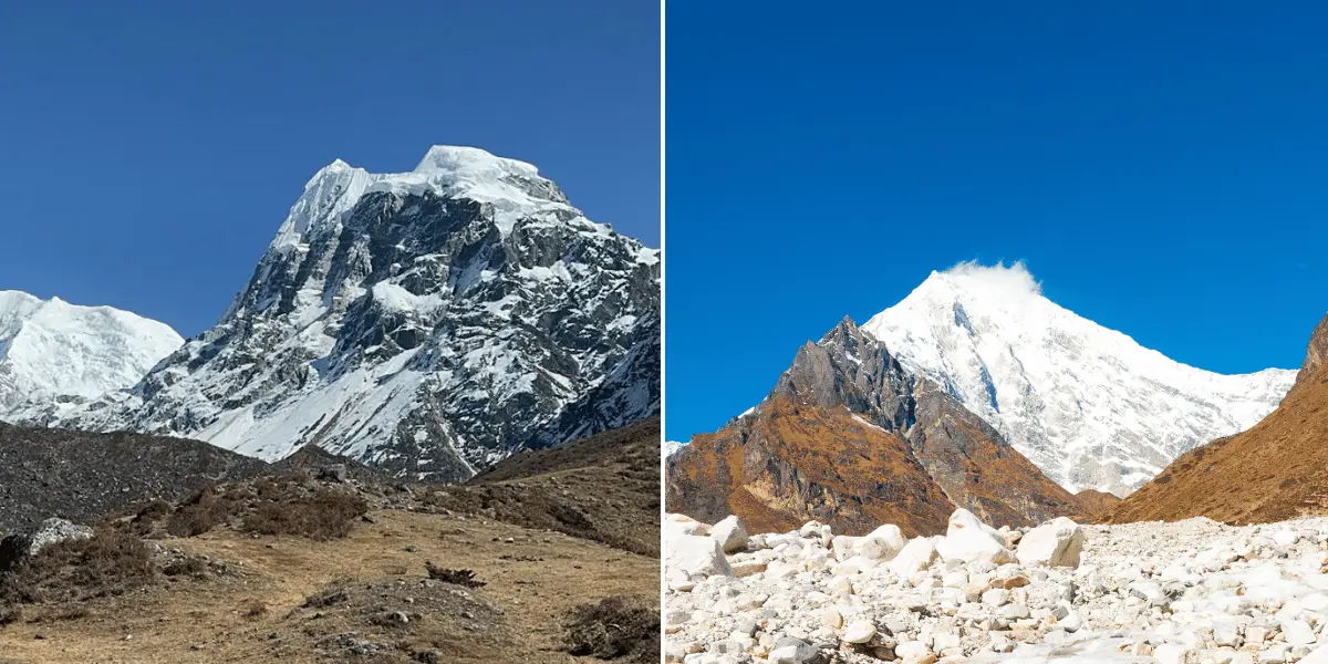 Langsisha Ri and Langtang Lirung